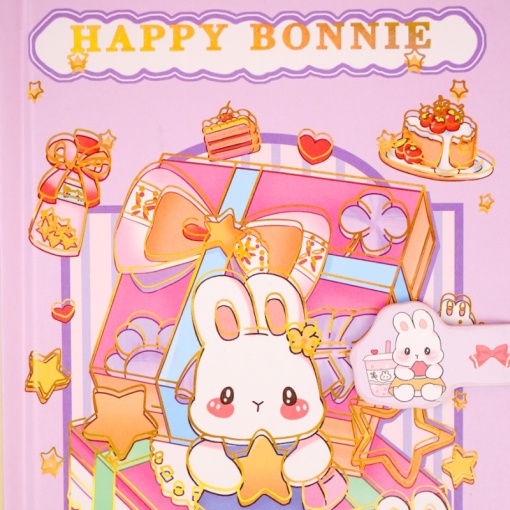 Блокнот "Happy Bonnie" №3285, 185x130 мм