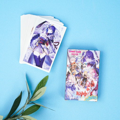 Набор картонных карточек "Genshin Impact № 2" 30шт.