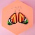 Серьги "Butterfly Wings" оранжевые