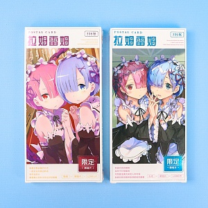 Набор почтовых открыток "Re:Zero" №2, в ассортименте 