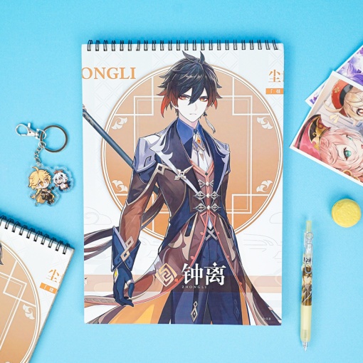 Скетчбук "Genshin Impact" 12, A4 (25 листов)