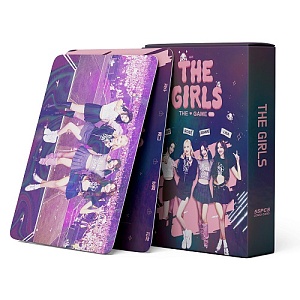 Набор картонных карточек "K-pop" Blackpink, The Girls, 55шт.