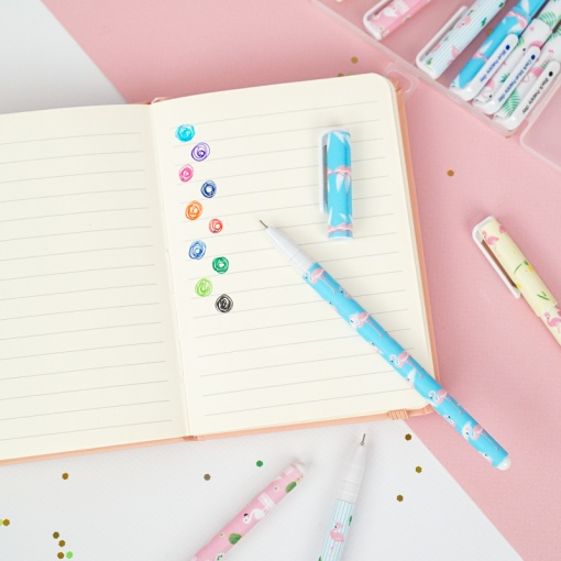 Набор цветных ручек "Фламинго"