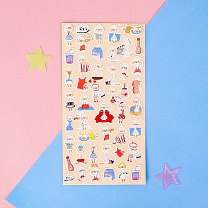 Набор наклеек "Happy Animals" Gosse, 1 лист