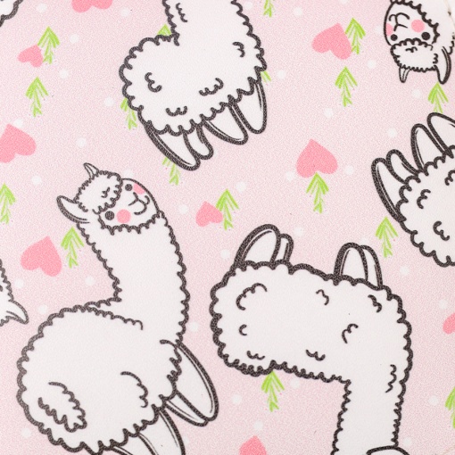 Мини-кошелек "Альпака" светло-розовый