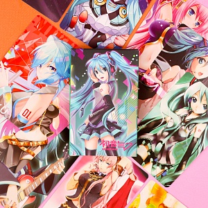 Набор картонных карточек "Hatsune Miku" №2, 30шт.