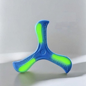 Игрушка-бумеранг "Светлячок" светится в темноте, синий