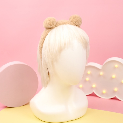 Ободок плюшевый "Bear" с ушками