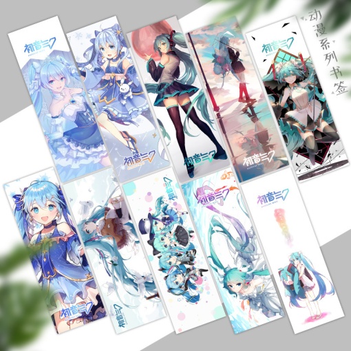 Набор закладок "Hatsune Miku" 10шт