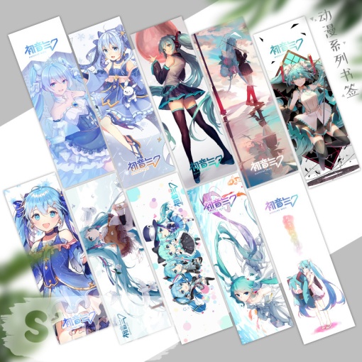 Набор закладок "Hatsune Miku" 10шт