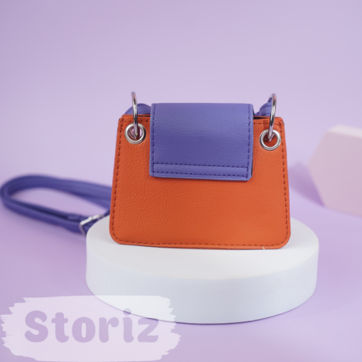 Сумка "Fashion&Bag" оранжевый-фиолетвый