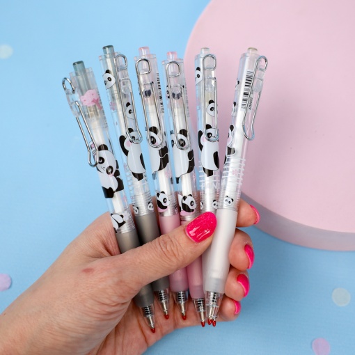 Ручка "Panda" в ассортименте 1шт. (черный)