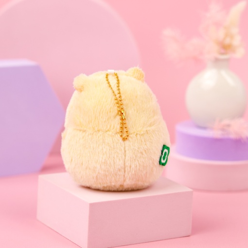 Мягкий брелок "Пингвин" персиковый, 8 см