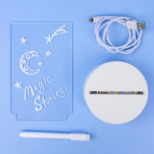 Светильник для заметок с маркером, 20 см оптом