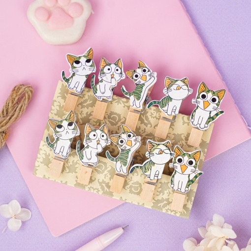 Набор прищепок "Котенок Чи"