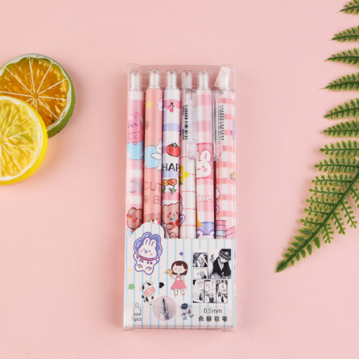 Набор автоматических карандашей "Bear" №2625, 6шт.