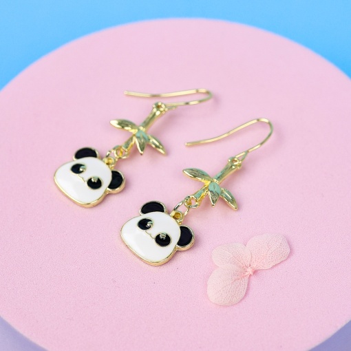 Серьги "Панда"