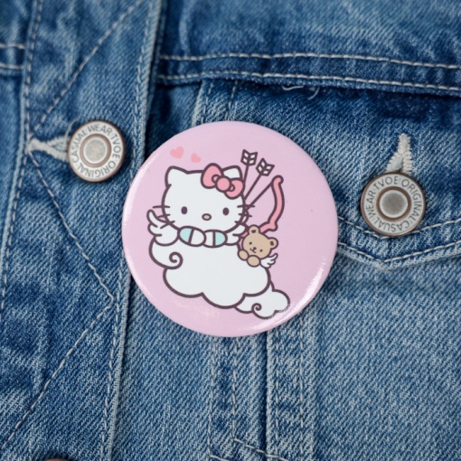 Значок круглый "Кт" Облако, 56мм