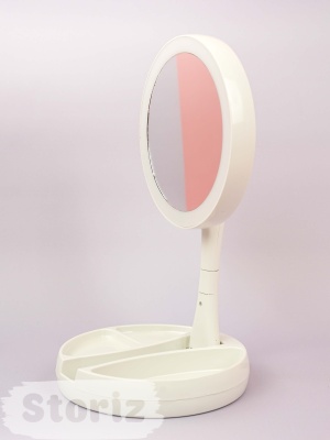 Зеркало для макияжа с подсветкой "My fold away"