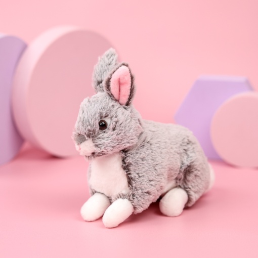 Мягкая игрушка "Милый Кролик" серый, 22 см