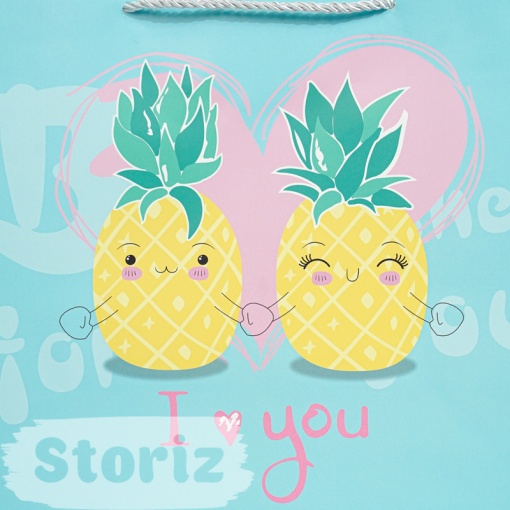 Подарочный пакет "Best wishes for You" L 30x27х12 см