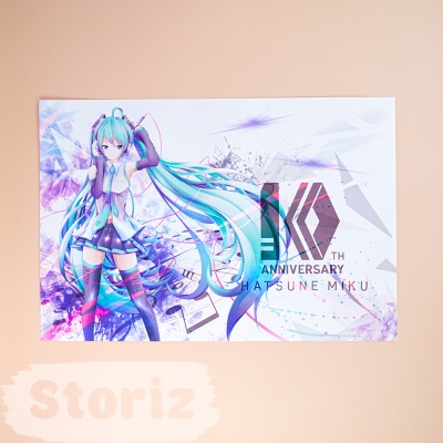 Набор постеров "Hatsune Miku" 8 шт, 42х29см оптом