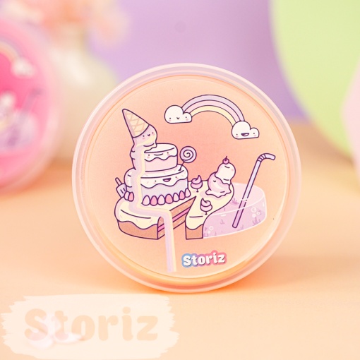Слайм "Sugar Party", серия Butter (оранжевый), 150гр. STORIZ