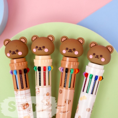 Ручка 10в1 "Bear" в ассортименте 1шт