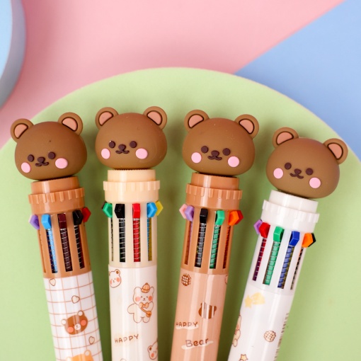 Ручка 10в1 "Bear" в ассортименте 1шт