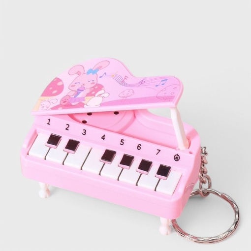Брелок "Пианино", розовый 