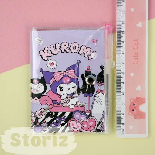 Мини-блокнот с ручкой "Kuro", в асортименте 1 шт.  