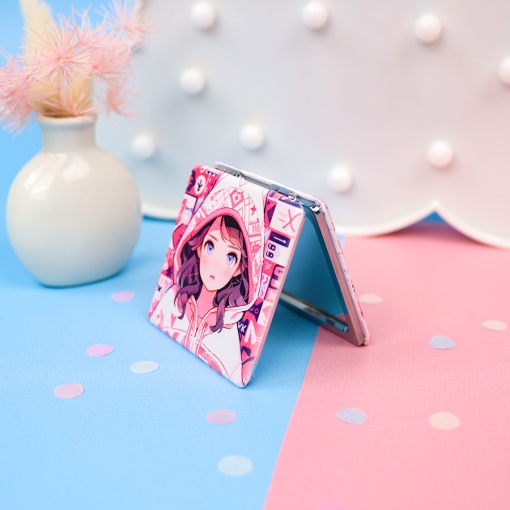 Зеркальце карманное "Anime Girl" 506Z43