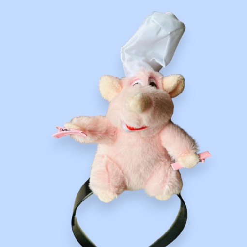 Ободок "Рататуй" розовый