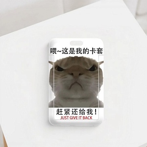 Чехол для карты "Meme cat" верни немедленно