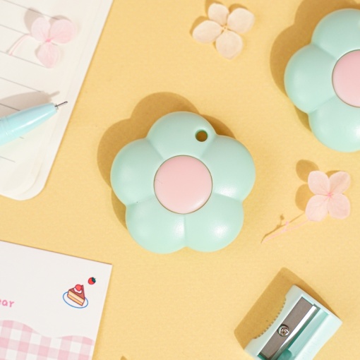 Канцелярский нож "Flower" мятный