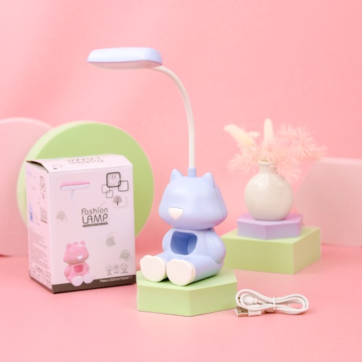 Светильник "Котенок" №6601, голубой оптом