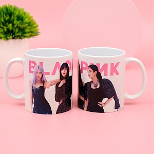 Кружка "K-pop" Black Pink №3, 300 мл оптом со склада!