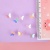 Серьги-гвоздики "Butterflies", 4 пары