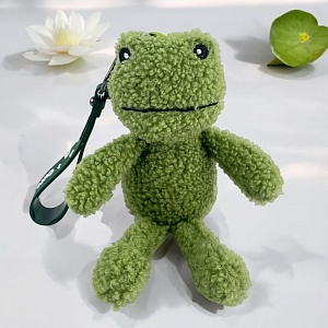 Мягкий брелок "Cute frog" 19 см