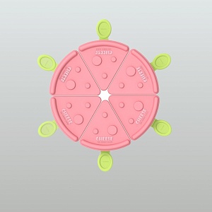 Мороженица "Watermelon" розовый (6шт в комплекте) оптом