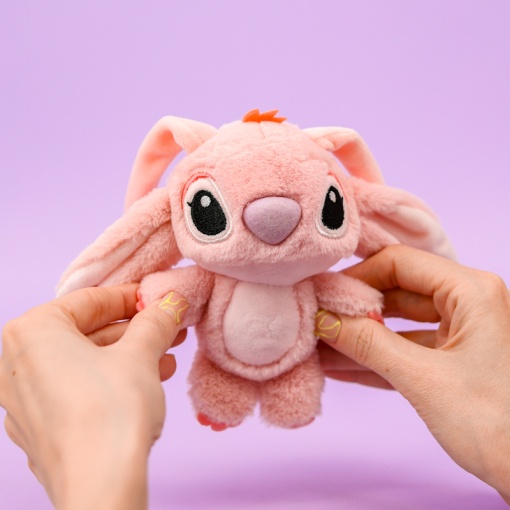 Мягкий брелок "Милый глазастик" розовый, 12см