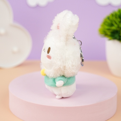 Мягкий брелок "Котенок-заяц" 10 см