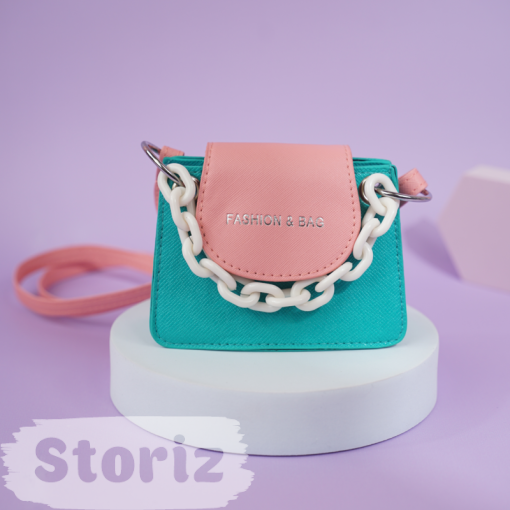 Сумка "Fashion&Bag" розвый-бирюзовый