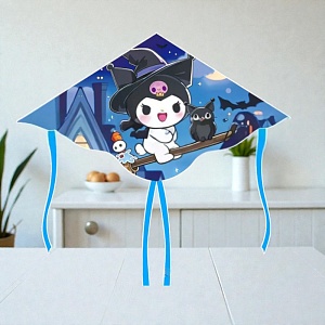 Воздушный змей "Куро", ведьмочка (120 см)