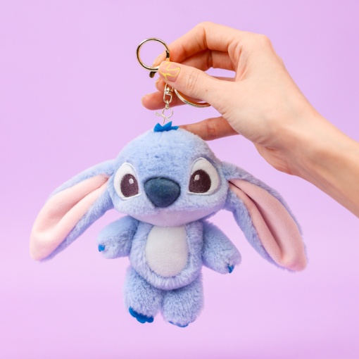 Мягкий брелок "Милый глазастик" голубой, 12см