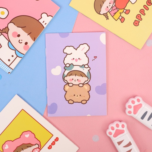 Блокнот "Girl" 8,5х12 см, в ассортименте 1 шт.