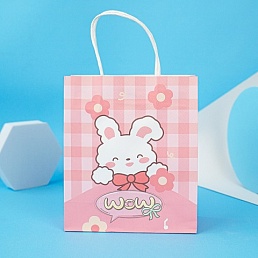 Подарочный пакет "Rabbit" 21x18x8 см