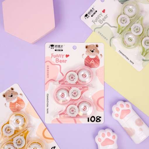 Корректор "Funny Bear" №108 набор 3 шт., в ассортименте, 1 шт.