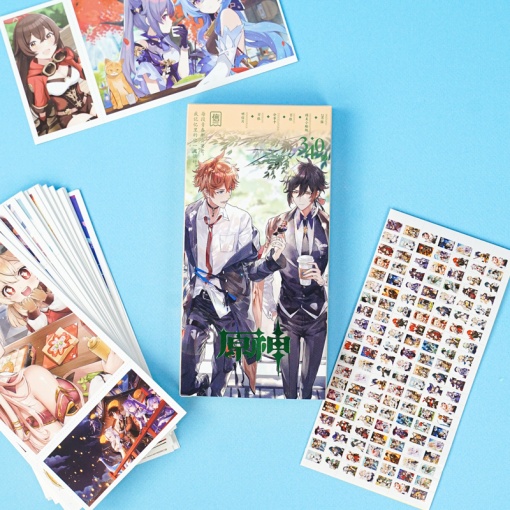 Набор почтовых открыток "Genshin Impact" A