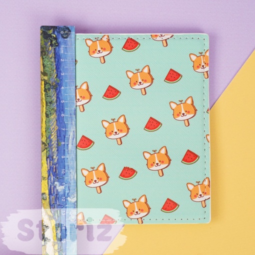 Обложка на паспорт "Corgi's Summer"